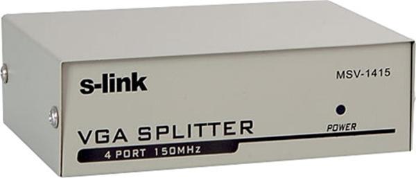 S-link 1 Bilgisayar - 4 Vga 150mhz Monitör Çoklayıcı - Image 1