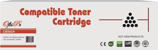 OfisPc Hp CB542A-CE322A-CF212A Sarı Üniversal Muadil Toner - Image 1