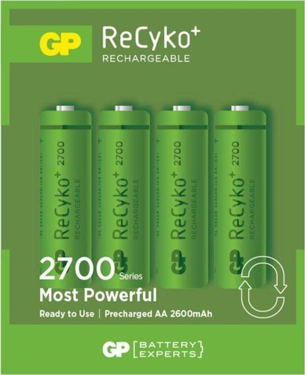 GP AA 2600 mAh Şarjlı Kalem Pil 4 Lü Paket - Image 1
