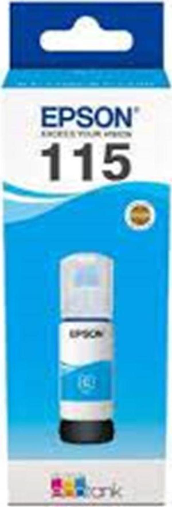 Epson 115 Cyan Mavi Şişe Mürekkep - Image 1