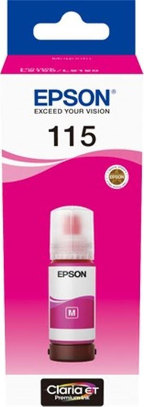 Epson 115 Magenta Kırmızı Şişe Mürekkep - Image 1