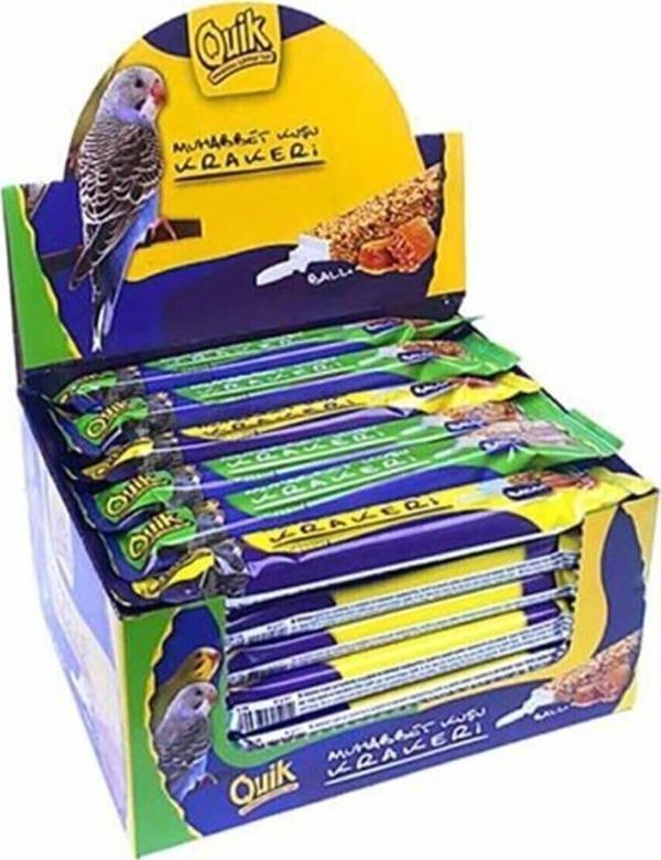 Quik Ballı Muhabbet Kuşu Krakeri 36'lı Ekonomik Paket - Image 1