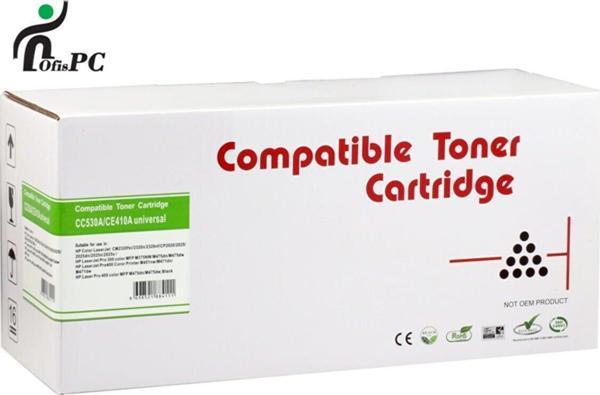 OfisPc Hp CC530A-CE410A-CF380A Siyah Üniversal Muadil Toner - Image 1