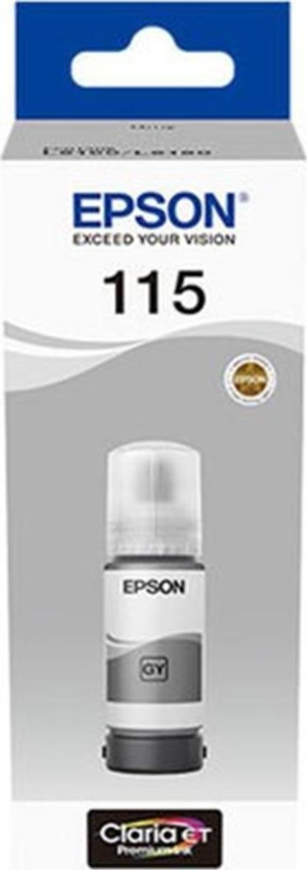 Epson 115 Grey Gri Şişe Mürekkep - Image 1