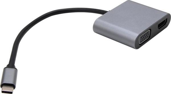 Vcom Type-C To Hdmi + Vga + Usb2.0 + Type-C Çevirici - Image 1