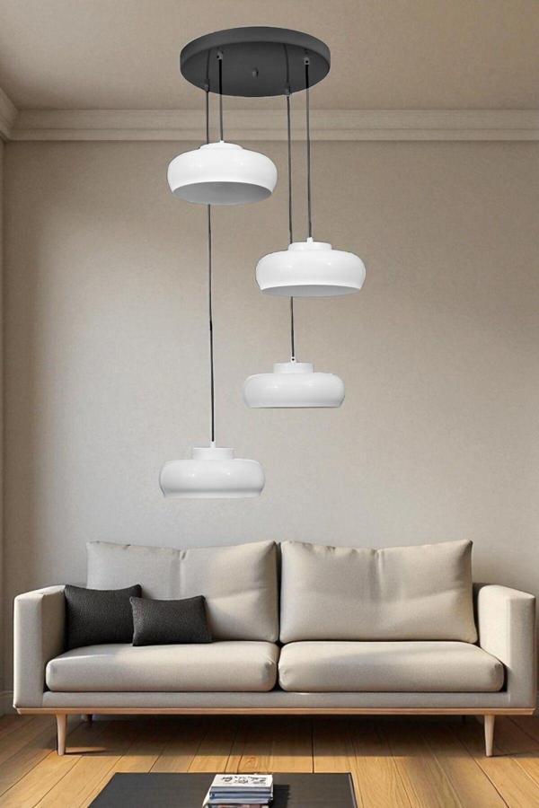 SMİTH 4 LÜ TEPSİLİ BEYAZ SARKIT - Image 1
