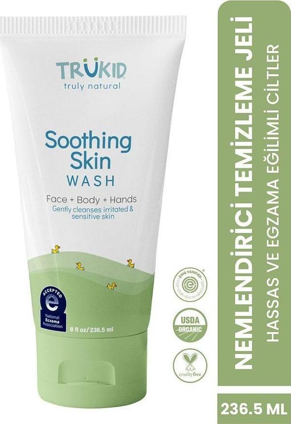 Trubaby Soothing Skin (ECZEMA) Face & Body Wash 236,5 ml - Yüz & Vücut Yıkama Jeli - Image 1