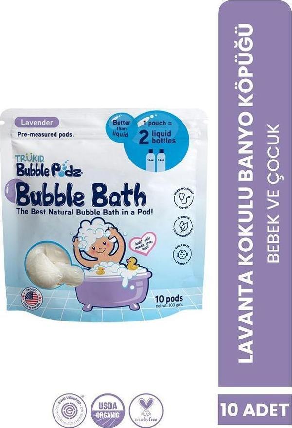 Bubble Podz Lavender Scented Bubble Bath 10 Adet Lavanta Banyo Köpüğü - Image 1