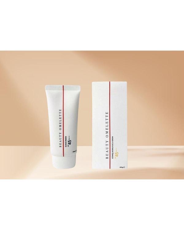 Yeşil Çay Özü, Lavanta, Biberiye ve Papatya Ekstraktları içeren Güneş Koruyucu Krem SPF 45 PA+++ | 60g - Image 1