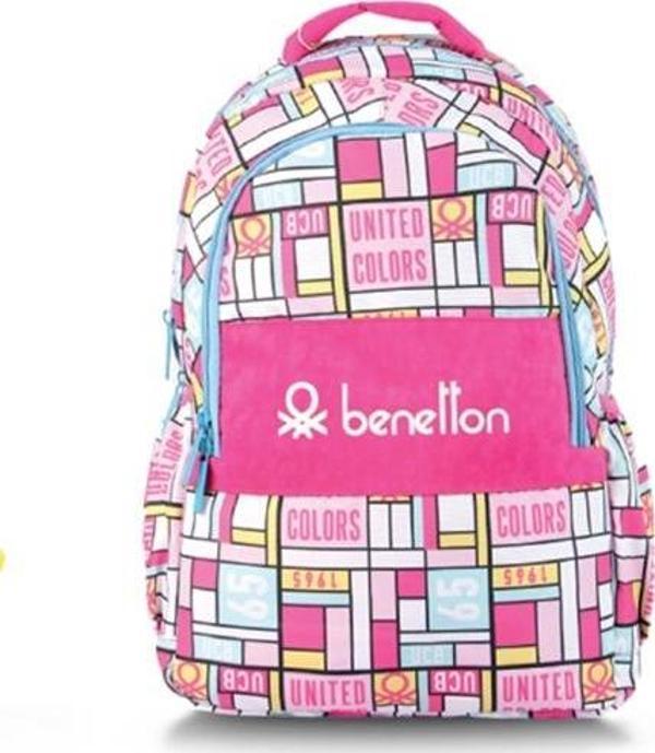 Benetton Sırt Çantası Kod:76110 Okul Çantası Lisanslı Orijinal - Image 1