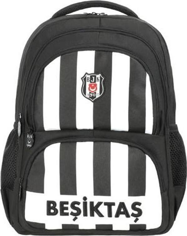 Beşiktaş Lisanslı Çubuklu Okul Çantası Sırt Çantası Kod:25339 Orijinal - Image 1