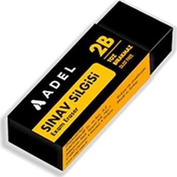 Adel Sınav Silgi Siyah 2B-20 Büyük - 2 adet - Image 1