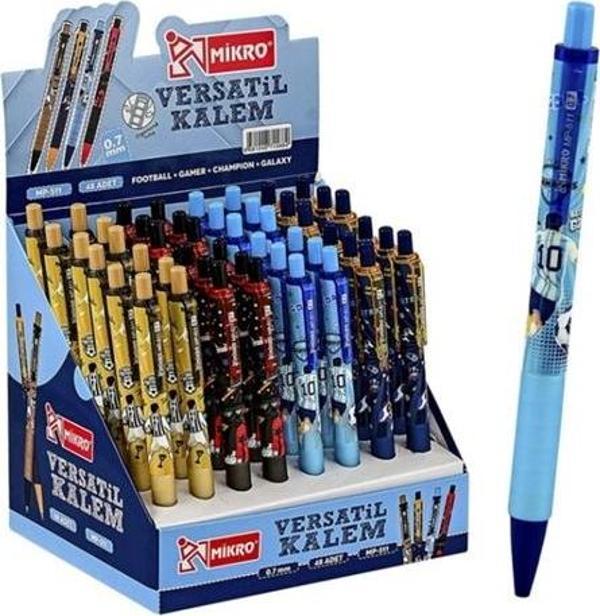 Mikro Futbol Versatil Kalem 0,7 Uçlu Mp-511 - 6 adet - Image 1