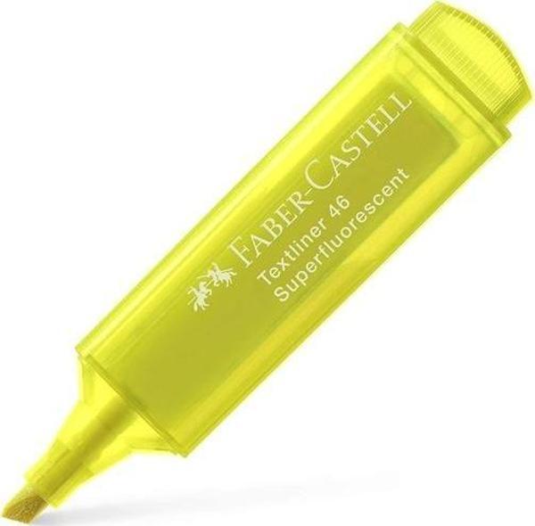 Faber Castell Şeffaf Fosforlu Kalem Sarı - 3 adet - Image 1