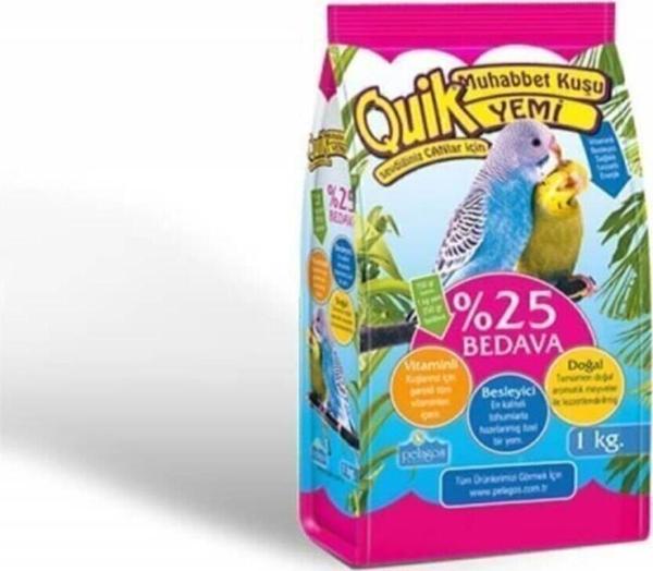 Quik Muhabbet Kuşu Yemi 1 Kg - Image 1