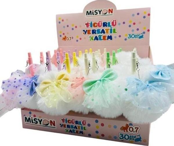 Misyon Papyon Ponpon Figürlü Versatil Kalem 0,7 Msy-0377 - 1 adet - Image 1