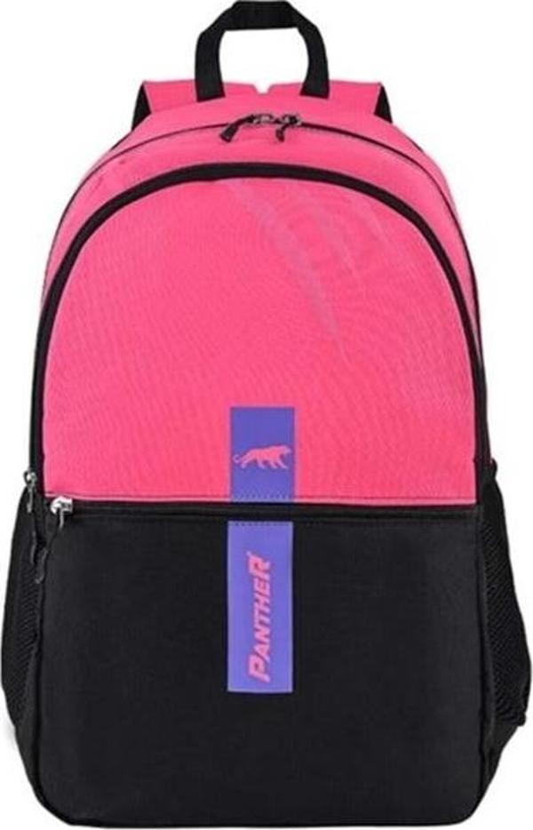 Panther Sırt Çantası Pembe-Siyah Pt-5910 - Image 1