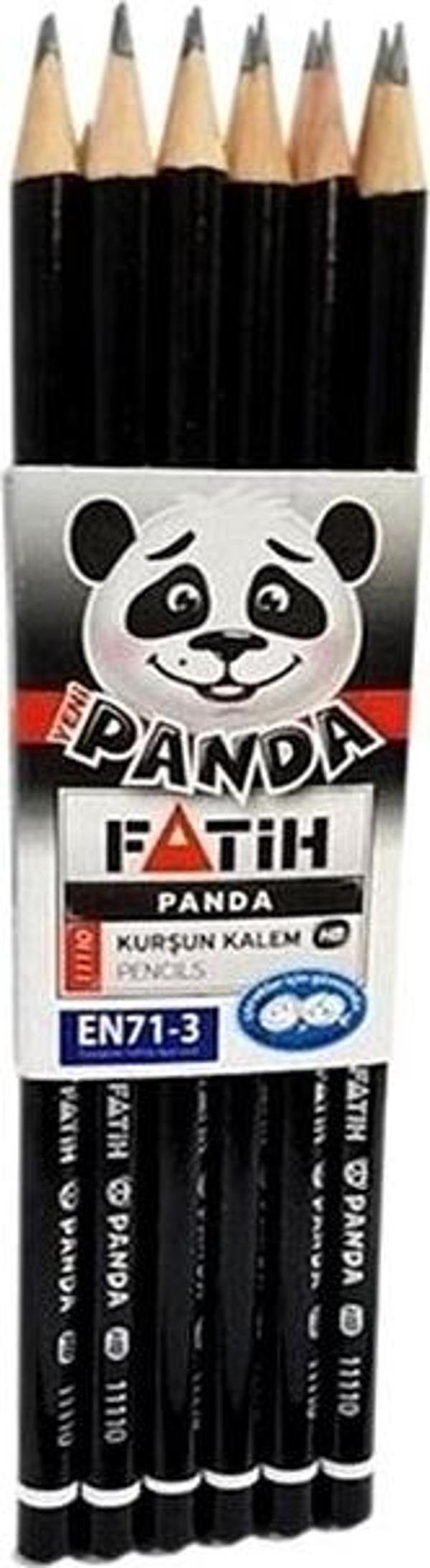 Fatih Kurşun Kalem Panda - 10 adet - Image 1