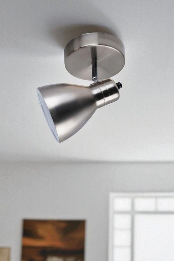 OTİS TEKLİ MAT KROM PLAFONYER AVİZE - Image 1