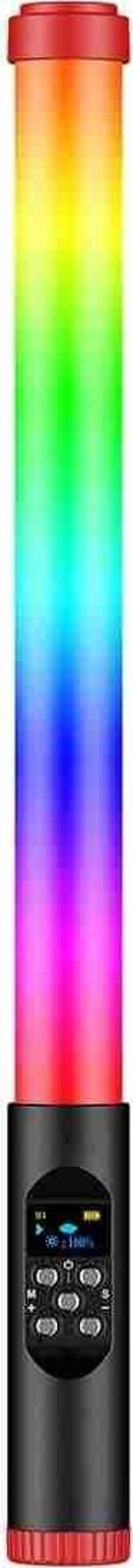 Fuchsia FM-128RGB OLED Ekran Göstergeli RGB Led Işıklı Su Geçirmez Aydınlatma Çubuğu - Image 1