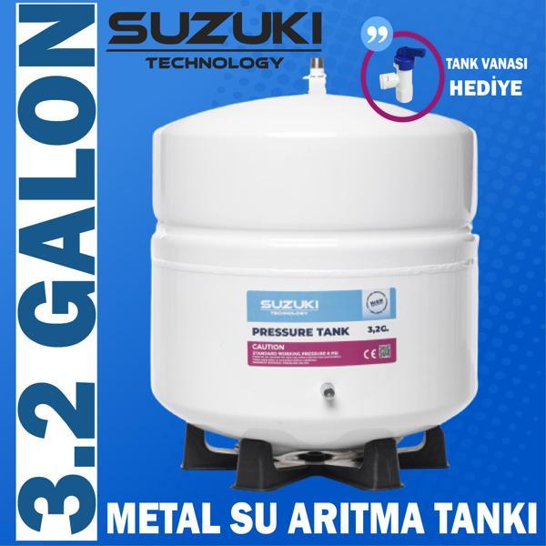 SUZUKI TECHNOLOGY, 12 Litre 3.2 Galon Metal Su Arıtma Tankı - Image 1