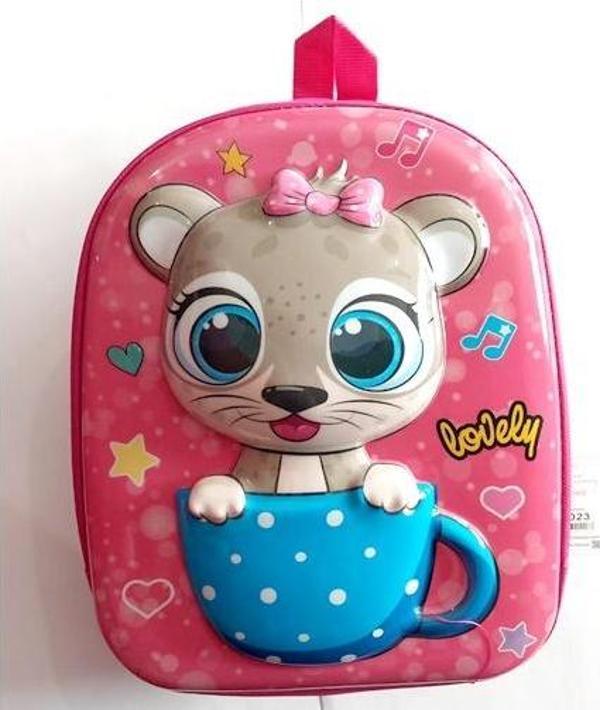 Taros Anaokulu Çantası Kabartmalı Kedi Kod:7023 - Image 1