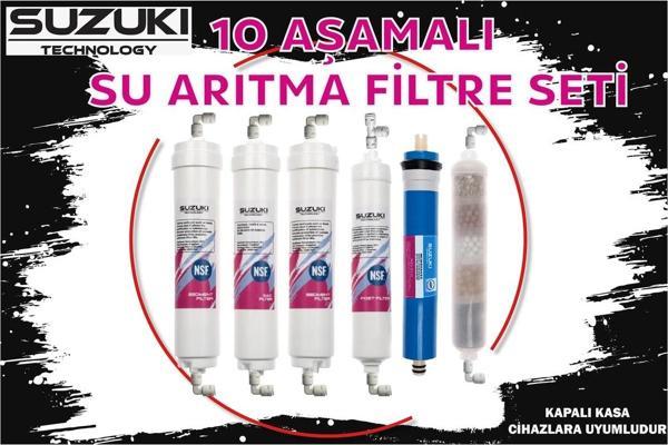 Tüm Kapalı Kasa Su Arıtma Cihazları Için 10 Aşamalı Filtre Seti - Image 1