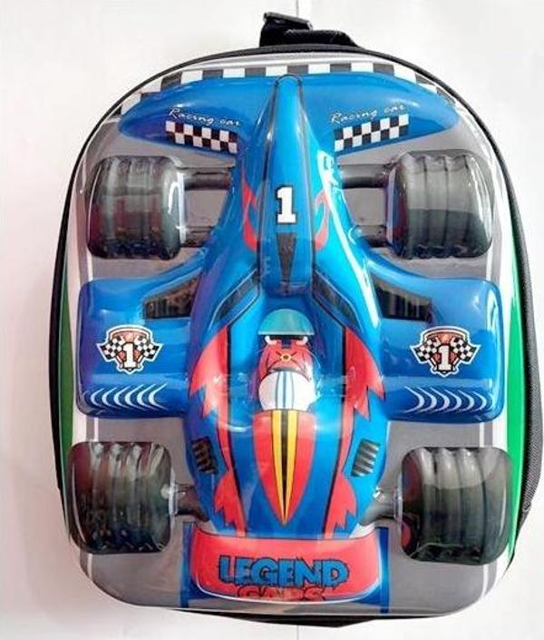 Taros Anaokulu Çantası Kabartmalı Legend Cars Kod:7021 - Image 1