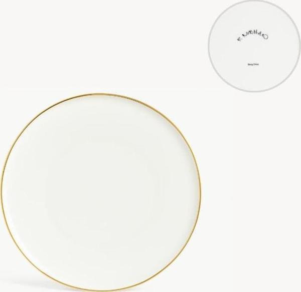 Koleksiyon Sufi Altın 6'lı Tatlı Tabağı 20cm - Image 1