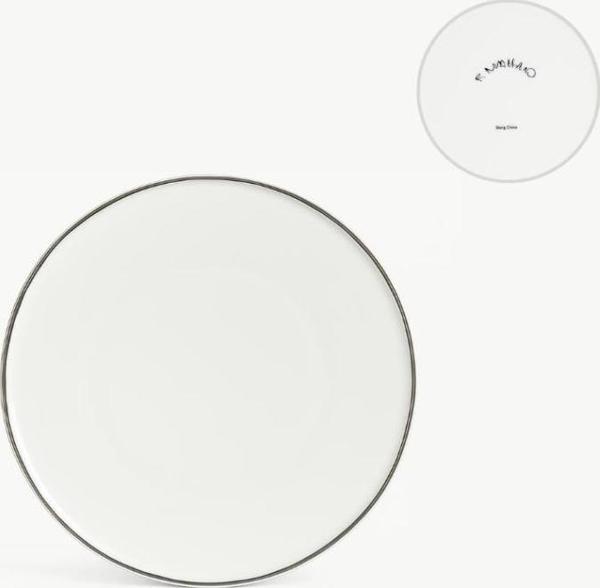 Koleksiyon Sufi Platin 6'lı Tatlı Tabağı 20cm - Image 1