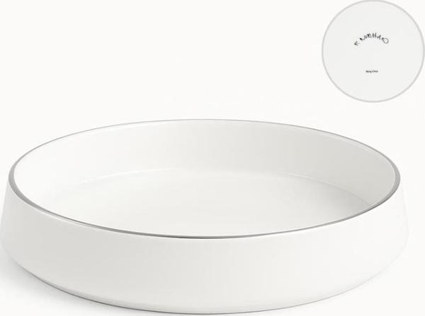 Koleksiyon Sufi Platin 6'lı Makarna/Mantı Tabağı 21cm - Image 1