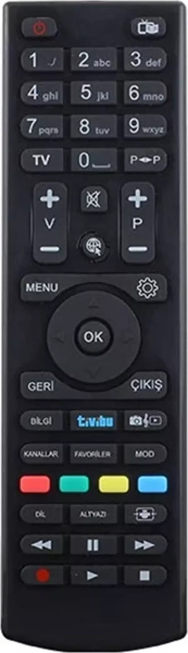 Weko Kr Tivibu Hd New Uydu Kumanda ( Vestel LCD Kalıp ) - Image 1