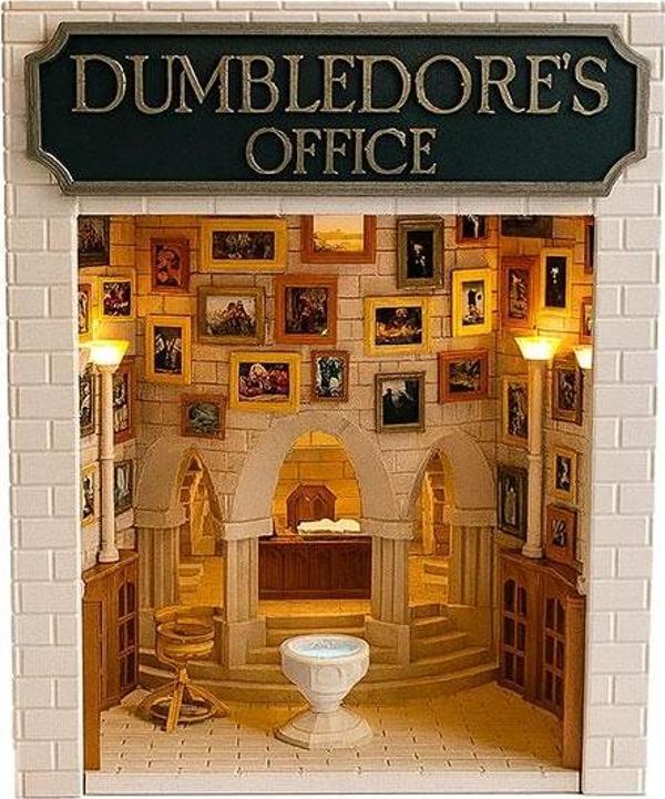 Dumbledore Ofisi Kitaplık Dekoru - Image 1