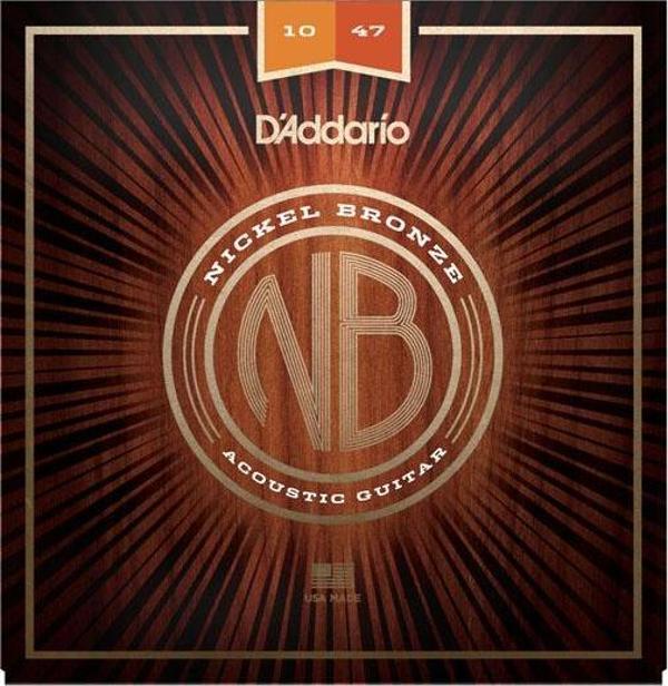 DADDARIO NB1047 AKUSTİK GİTAR TEL SETİ, NICKEL BRONZE, EXTRA LIGHT - Image 1