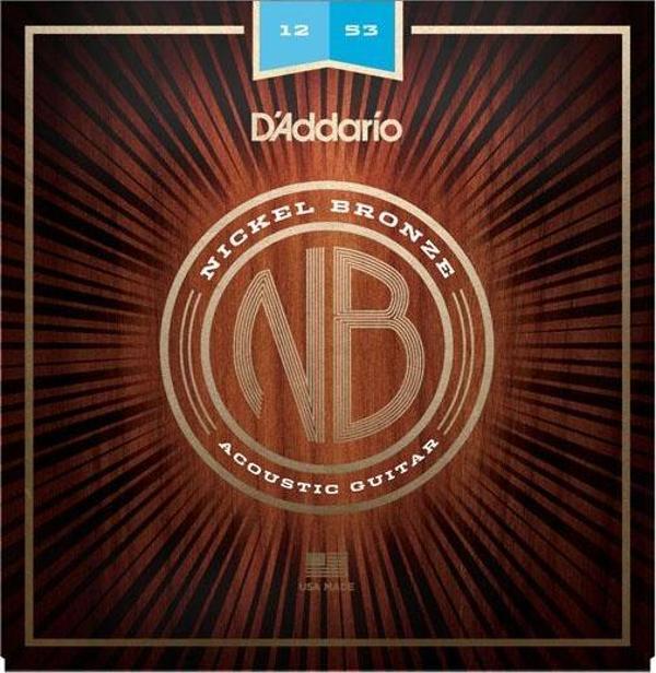 DADDARIO NB1253 AKUSTİK GİTAR TEL SETİ, NICKEL BRONZE, REGULAR LIGHT - Image 1