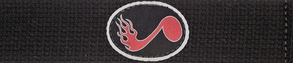GİTAR ASKISI 50MM COTON PATCH FLAMING NOTE - Image 1