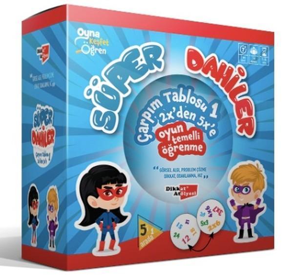 Süper Dahiler 1-Çarpım Tablosu 2'den 5'e - Dikkat Atölyesi Yayınları - Image 1