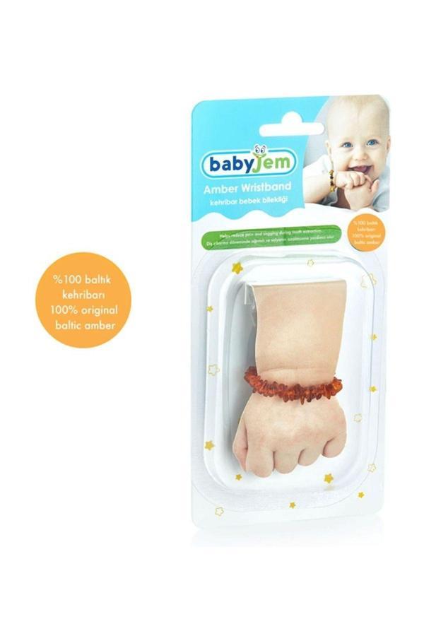 Babyjem Kehribar Bebek Bilekliği Turuncu - Image 1