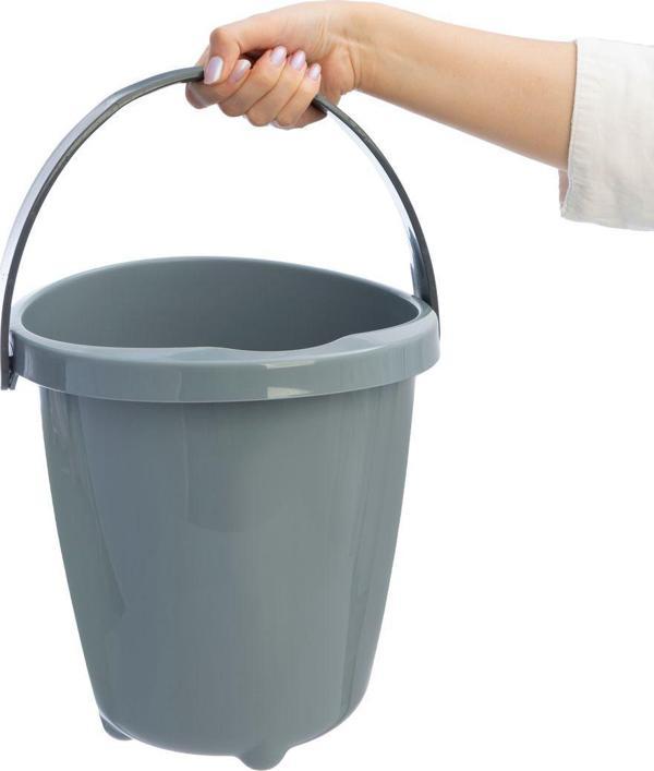 Babyjem Elegant Bebek Su Kovası Gri ( 11 Litre ) - Image 1