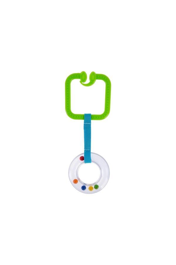 Babyjem Çıngıraklı Puset Halkası 877 Yeşil - Image 1