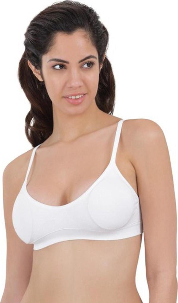 Emay Beyaz Mı 4020 Pedli Ince Askılı Büstiyer - Image 1