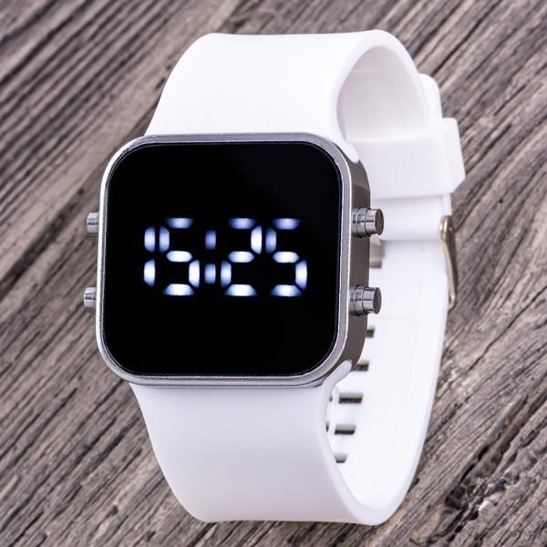 Dijital Bayan Genç Kadın Kol Saat Unisex Erkek Silikon Led Bileklik Saat ST-304325 - Image 1