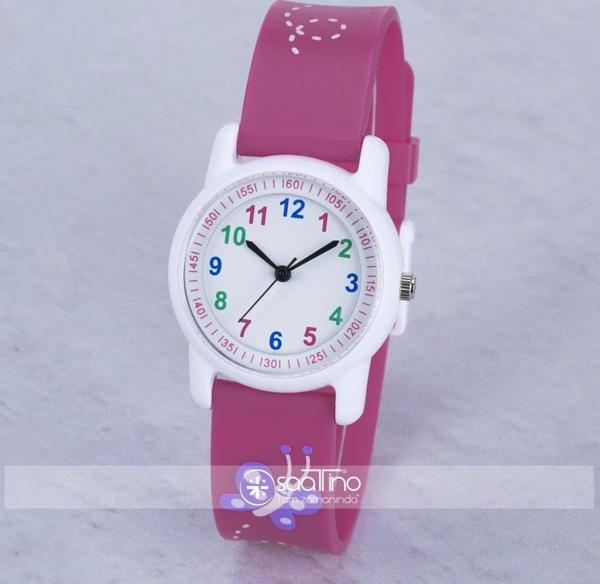 SaaTTino Kelebek Motifli Analog 6-13 Yaş Çocuk Kol Saati ST-303956 - Image 1