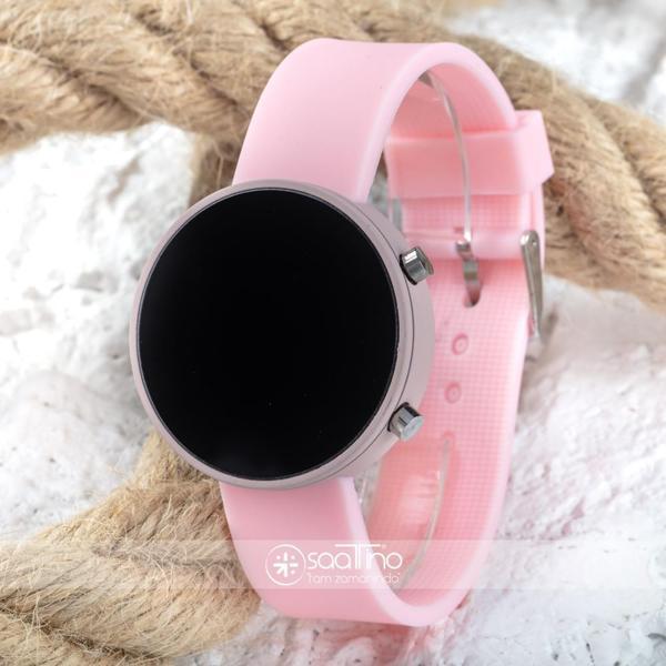 SaaTTino Led Watch Toz Pembe Renk Genç Kız Büyük Çocuk Kol Saati ST-303795 - Image 1
