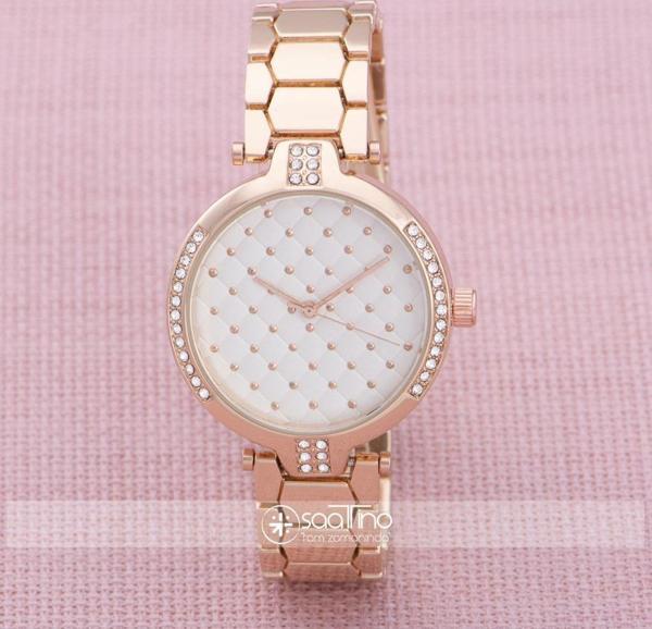 SaaTTino Rose Puantiyeli Kadran Şık Kadın Kol Saati ST-303870 - Image 1