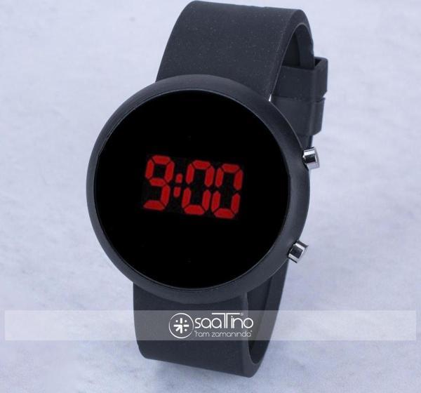 SaaTTino Unisex Tuşlu Led Kadın Kol Saati Silikon Bileklik ST-303958 - Image 1