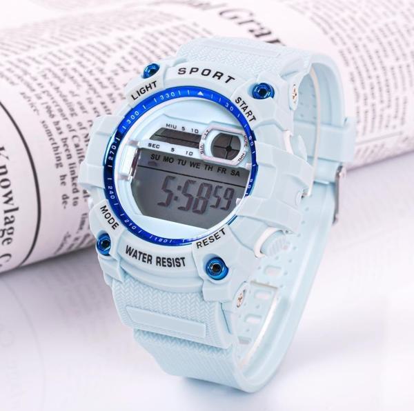 Silikon Kordonlu 3 atm Su Geçirmez Unisex Kız Erkek Çocuk Kol Saati ST-304276 - Image 1