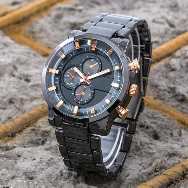 Siyah Rose Analog Erkek Kol Saati ST-304203 - Image 1