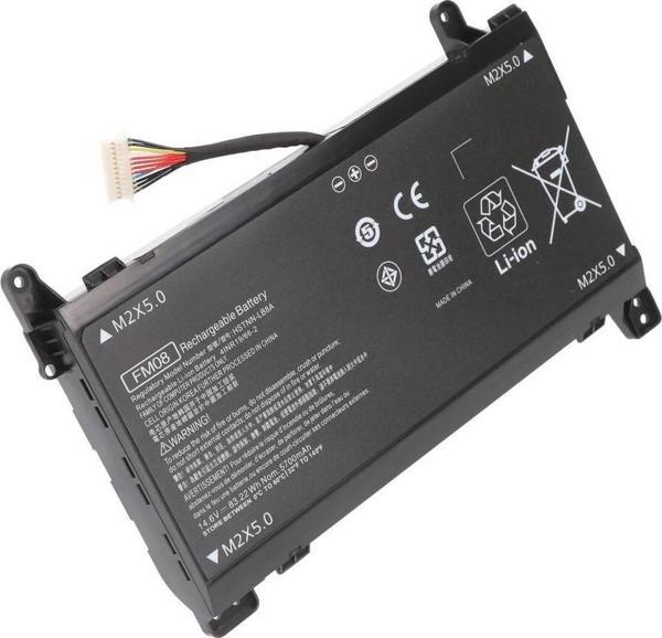 Hp  Omen 17-an, 17-an000, 17-an100, FM08 Notebook Bataryası Pili- Ver.2 (12 Pin) - Image 1