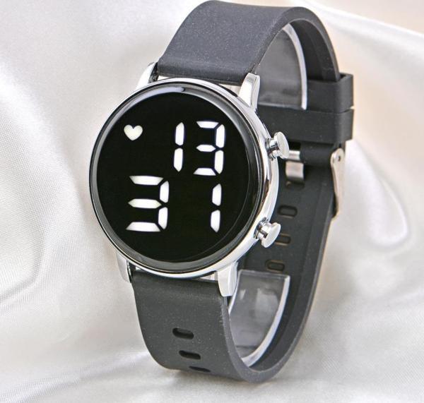 Yeni Sezon Büyük Kasa Tuşlu Led Kadın Unisex Dijital Kol Saati ST-304115 - Image 1
